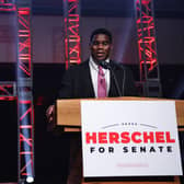 Herschel Walker is one of numerous Republican candidates backed by Donald Trump to have suffered defeat in the US midterms. Picture: Alex Wong/Getty