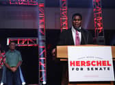 Herschel Walker is one of numerous Republican candidates backed by Donald Trump to have suffered defeat in the US midterms. Picture: Alex Wong/Getty