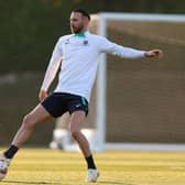 Hibs winger Martin Boyle during an Australia training session ahead of the the AFC Asian Cup at Qatar University Field in Doha. (Photo by Robert Cianflone/Getty Images)