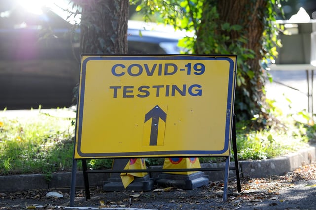 The Covid-19 testing site