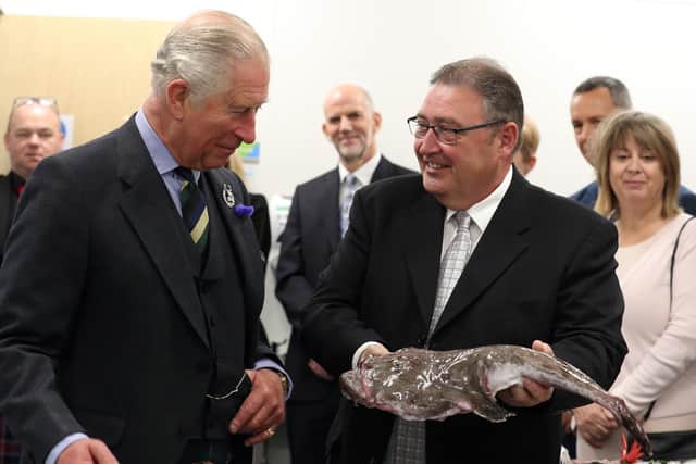 Scottish Seafood Association chief executive Jimmy Buchan, pictured here with the Duke of Rothesay during a visit to Peterhead fish market in 2018, wants the taskforce to continue