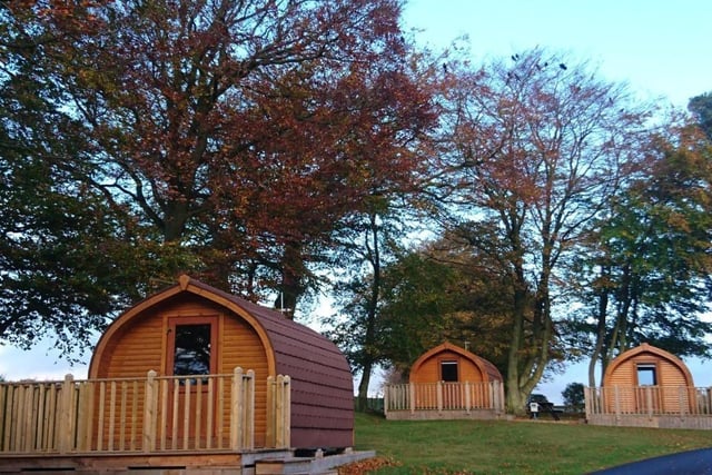 Located two miles away from historic Glamis Castle and the town of KIrriemuir, the glamping pods at Drumshademuir Caravan & Camping Park are pet-friendly and feature a fridge, kettle, microwave, TV and a heater. Guest have access to a children's playground and an on-site bar and restaurant.
