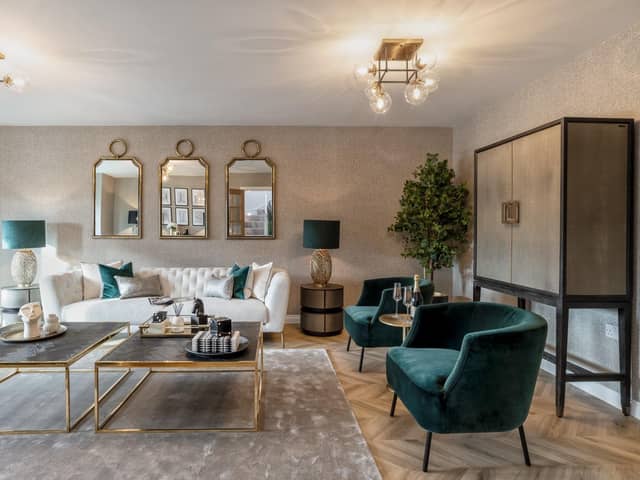 The Lomond house type's lounge. Image: Niall Hastie
