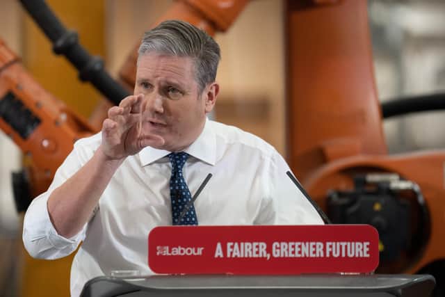 Keir Starmer delivers the speech in which he spoke about 'taking back control'