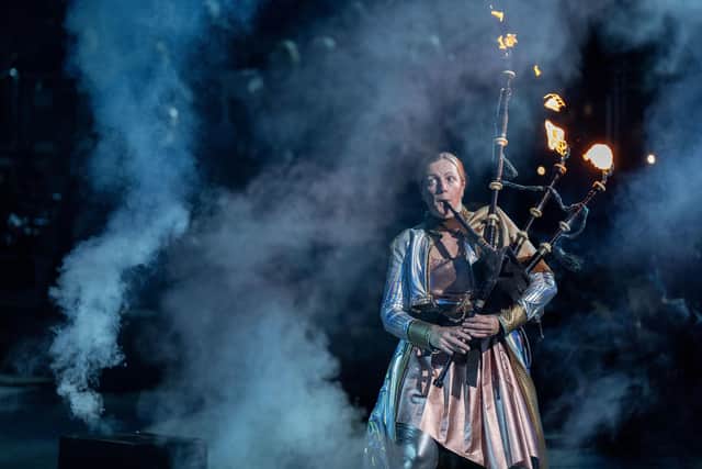 A piper playing the Highland Rave at this year's Royal Edinburgh Military Tattoo. Picture: Jane Barlow/PA Wire