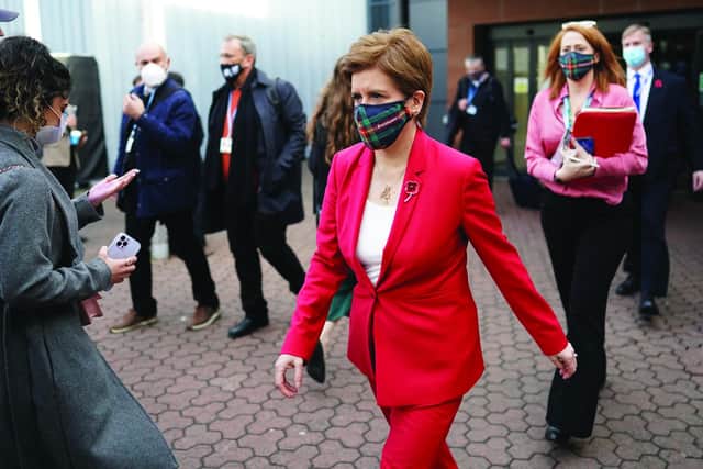 Scotland has no seat of its own at the United Nations negotiating table, but First Minister Nicola Sturgeon is due to attend the COP27 climate summit in Egypt. Picture: Ian Forsyth/Getty Images
