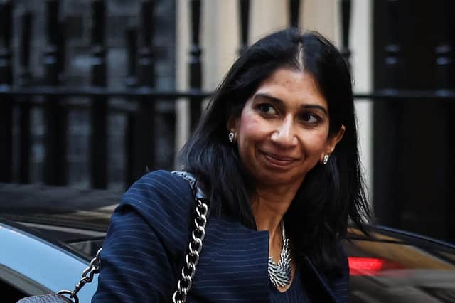 Suella Braverman has resigned as Home Secretary and launched a blistering attack on the government (Picture: Isabel Infantes/Getty Images)