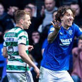 Rangers' Fabio Silva claims for a penalty, which was eventually awarded after a VAR review. (Photo by Craig Williamson / SNS Group)