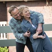 Kylie Minogue and Jason Donovan reunited on the set of Australian soap opera Neighbours, reprising their roles as Charlene and Scott Robinson as the Australian soap comes to an end after 37 years on screen.