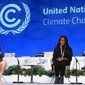 First Minister Nicola Sturgeon and climate activist Vanessa Nakate at a COP26 event in Glasgow last year (Picture: Jeff J Mitchell/Getty Images)