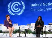 First Minister Nicola Sturgeon and climate activist Vanessa Nakate at a COP26 event in Glasgow last year (Picture: Jeff J Mitchell/Getty Images)