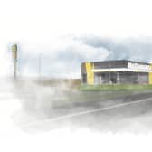 If approved, the restaurant would be built on land at the Balmacassie Industrial Estate.