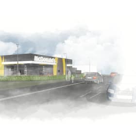 If approved, the restaurant would be built on land at the Balmacassie Industrial Estate.