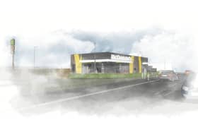 If approved, the restaurant would be built on land at the Balmacassie Industrial Estate.
