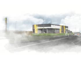 If approved, the restaurant would be built on land at the Balmacassie Industrial Estate.