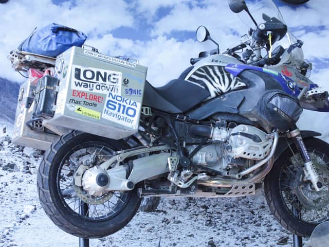 Ewan McGregor's motorbike from Long Way Down is now on display at Glasgow's Riverside Museum.