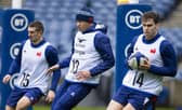 France train at Murrayfield ahead of Saturday's match against Scotland in the Six Nations.
