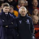 New QPR manager Neil Critchley (right) was previously assistant manager to Steven Gerrard at Aston Villa. (Photo by Clive Brunskill/Getty Images)