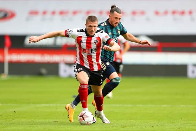 New Rangers signing John Lundstram pictured in action for Sheffield United against Leeds United last season. (Photo by Alex Livesey/Getty Images)