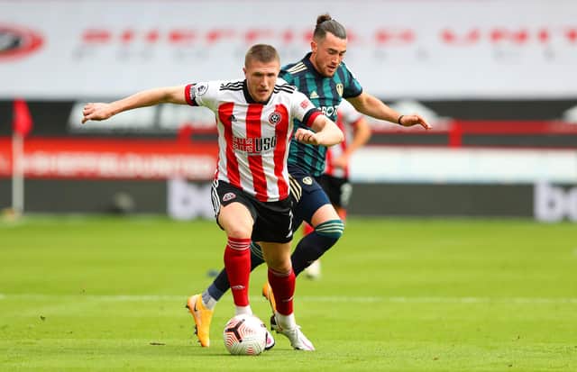 New Rangers signing John Lundstram pictured in action for Sheffield United against Leeds United last season. (Photo by Alex Livesey/Getty Images)
