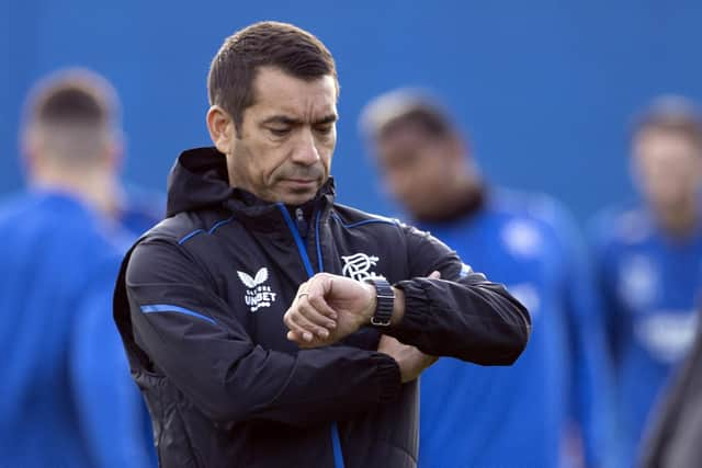 Rangers manager Giovanni Van Bronckhorst is under pressure. (Photo by Alan Harvey / SNS Group)