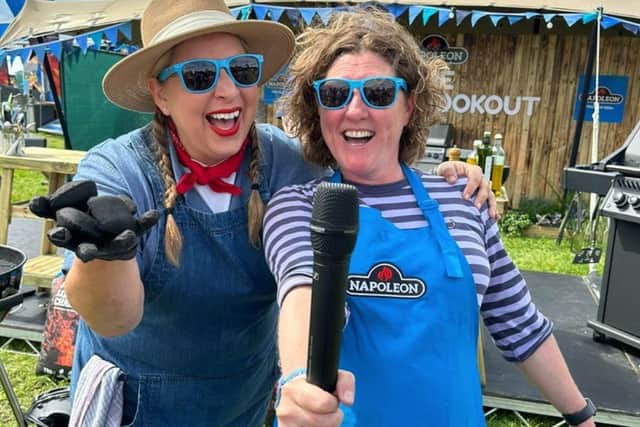 Celebrity BBQ Chefs Sam and Shauna