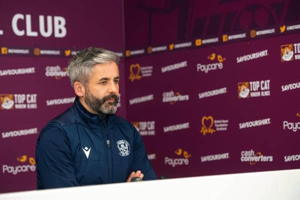 Motherwell interim manager Keith Lasley. (Photo by Gary Hutchison / SNS Group)