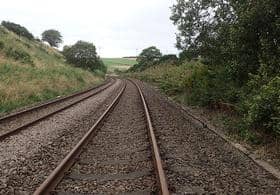 Part of the railway between Laurencekirk and Portlethen. Picture: RAIB