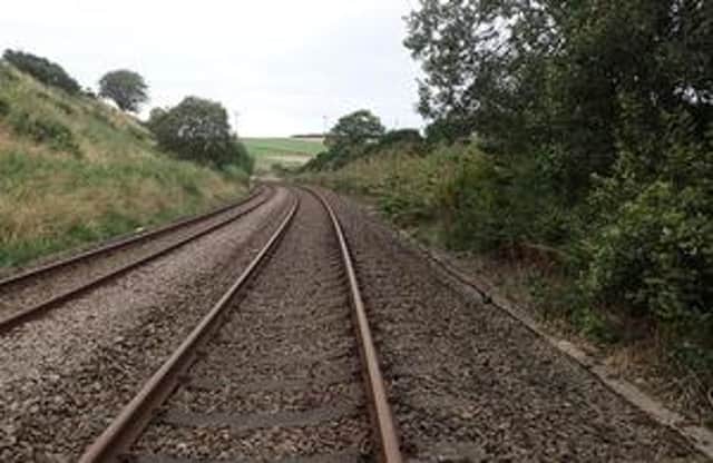 Part of the railway between Laurencekirk and Portlethen. Picture: RAIB