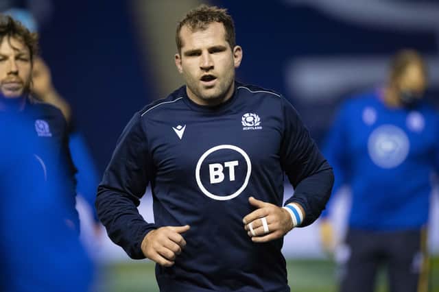 Scotland hooker Fraser Brown will be out for at least three months. Picture: Ross Parker / SNS