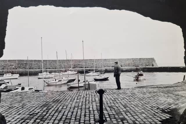 The view through the tunnel leading to Dysart Harbour (Pic: Fife Free Press archives)