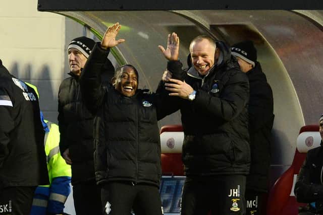 Latapy enjoyed success in the dug-out as assistant manager to John Hughes at Inverness CT. Pic: SNS