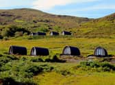Staycations will be popular again with travellers in 2023. Pods at The Bracken Hide Hotel near Portree, Isle of Skye. Pic: Contributed