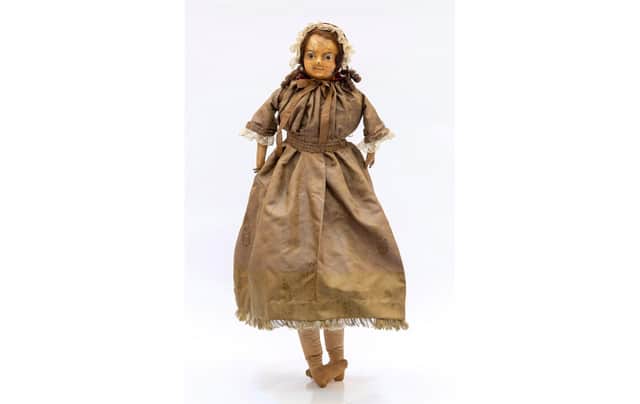 Tissie the doll is around 200 years old and was gifted to a young crofting girl by the daughter of the Earl of Cromartie following amid the Highland Clearances. PIC: Jim Dunn.