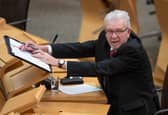 Mike Russell said that the SNP will publish its referendum bill this week. (Photo byJane Barlow-Pool/Getty Images)