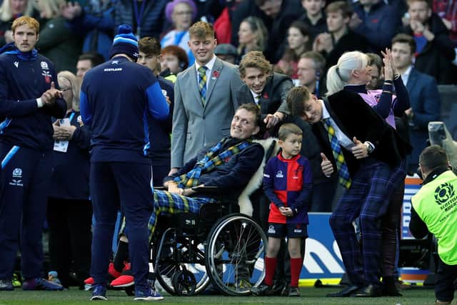 Doddie Weir while attending the match between Scotland and New Zealand at Murrayfield on November 13. Picture: David Rogers/Getty Images