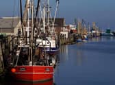Fishing boats at the quay at the CuxPort North Sea port. Picture: Patrik Stollarz/AFP via Getty Images