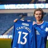 Todd Cantwell is unveiled as a Rangers player at Ibrox Stadium, on January 24, 2023, in Glasgow, Scotland. (Photo by Craig Williamson / SNS Group)