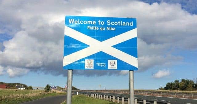 Scots have been warned against cross-border travel