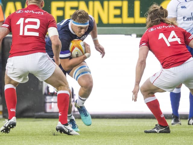 Jamie Ritchie on the attack against Canada during Scotland's 2018 tour. Gregor Townsend's side will return there this summer.  (Picture: Gary Hutchison/SNS)