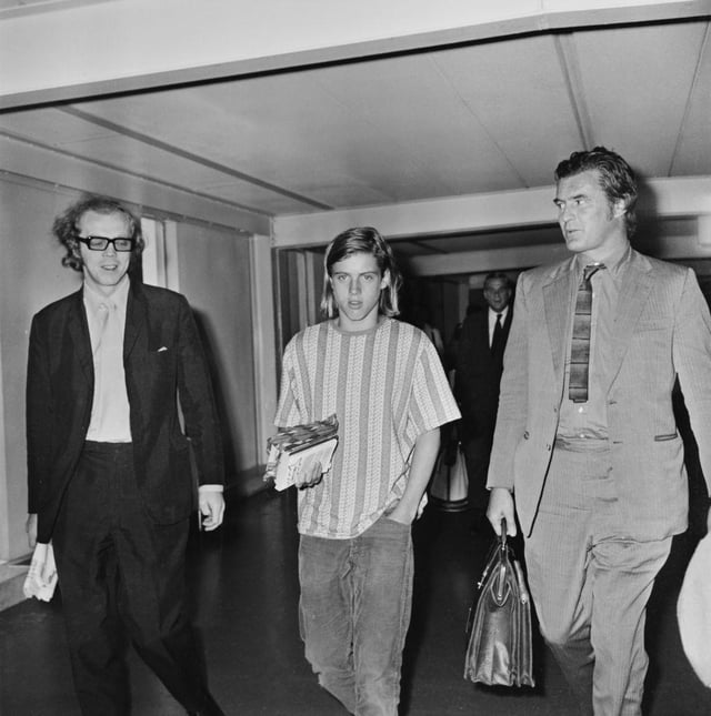 15-year-old Ted Deerhurst on his enforced return to the UK from the US in 1972
