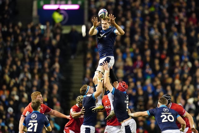 His memorable lineout steal in the first half which stemmed the Welsh tide when Scotland were up against it summed up a towering performance. 8