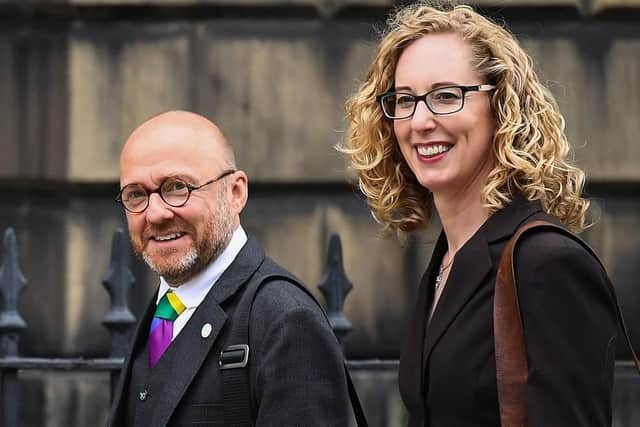 Patrick Harvie and Lorna Slater, the co-leaders of the Scottish Greens