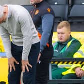 Jim Goodwin is dejected during Dundee United's 2-1 loss at Livingston. (Photo by Paul Devlin / SNS Group)