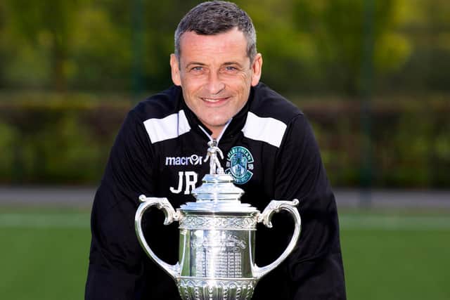 Manager Jack Ross at the Hibernian training centre on May 18, 2021, in Edinburgh (Photo by Alan Harvey / SNS Group)