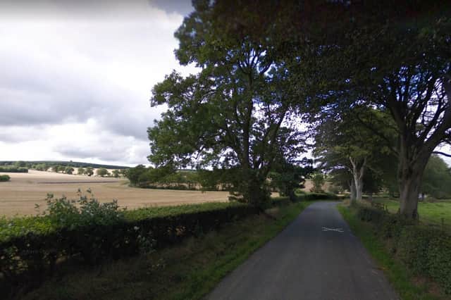 An image from the Mains of Pitfour area, near where the incident happened