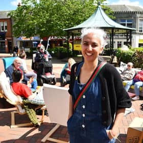 Social enterprises come in many different forms. The Camarados set up a public living room in a street in Falkirk to promote mental health awareness (Picture: Michael Gillen)