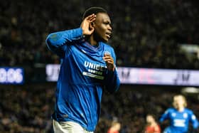 Rangers winger Rabbi Matondo has been called up to the Wales squad for the upcoming Euro 2024 play-off. (Photo by Craig Williamson / SNS Group)