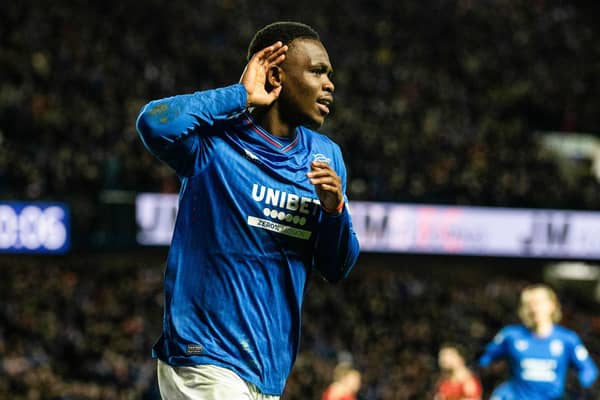 Rangers winger Rabbi Matondo has been called up to the Wales squad for the upcoming Euro 2024 play-off. (Photo by Craig Williamson / SNS Group)