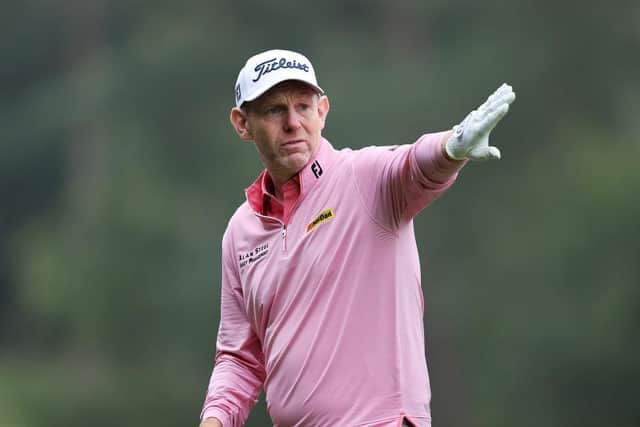 Stephen Gallacher during the BMW PGA Championship at Wentworth. Picture: Warren Little/Getty Images.